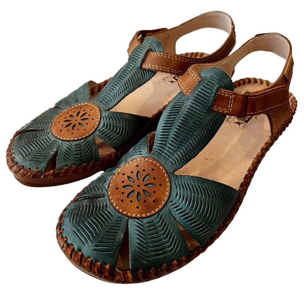NEW Pikolinos Sandals Women Size 36 US 5.5-6 Puerto Vallarta Closed Toe Shoes